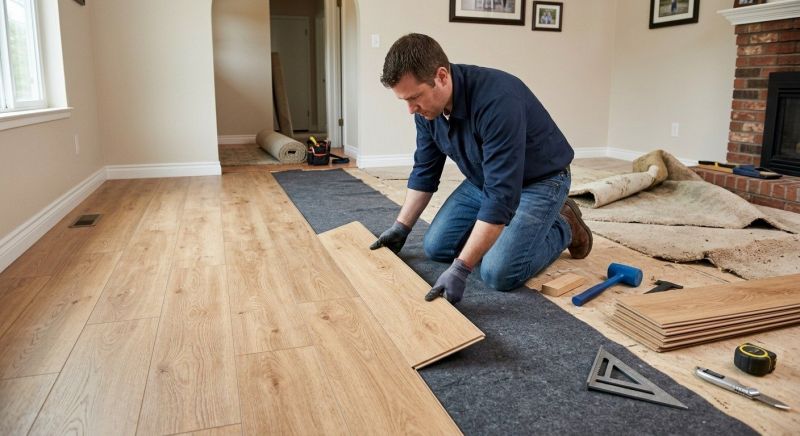 Laminate Floor Remodeling in Gaithersburg, MD