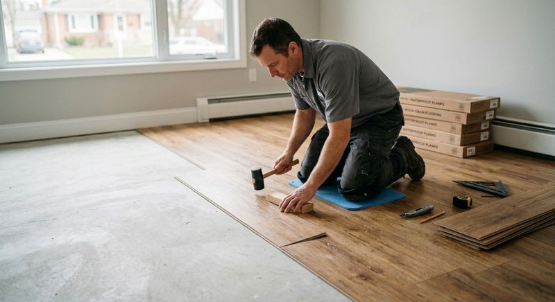 Linoleum Flooring Replacement in Gaithersburg, MD