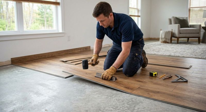Luxury Vinyl Tile Installation in Frederick, MD