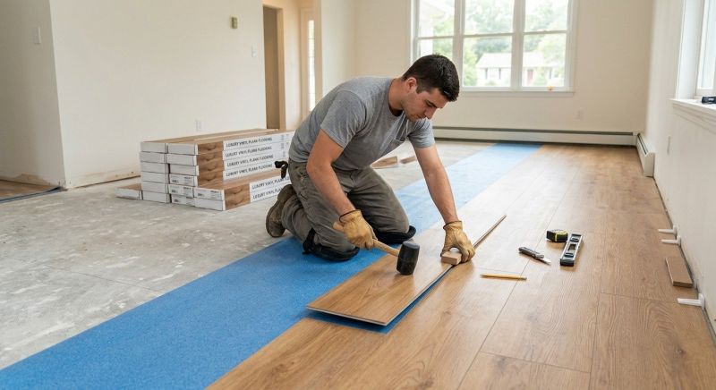 Lvt Flooring Installation in Highland, MD