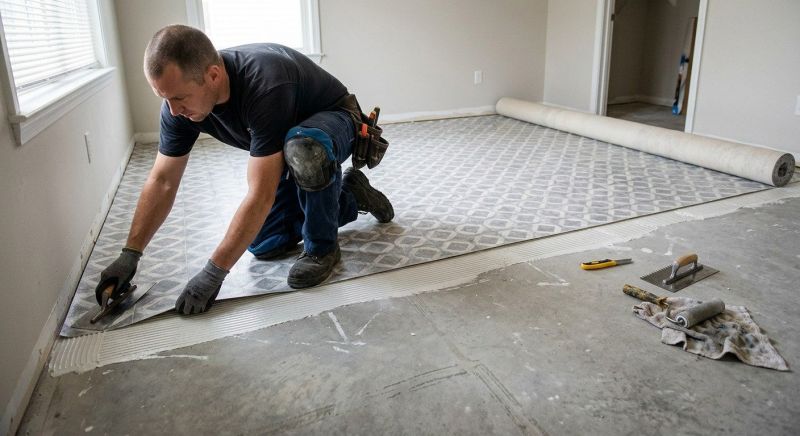 Sheet Flooring Installation in Potomac, MD