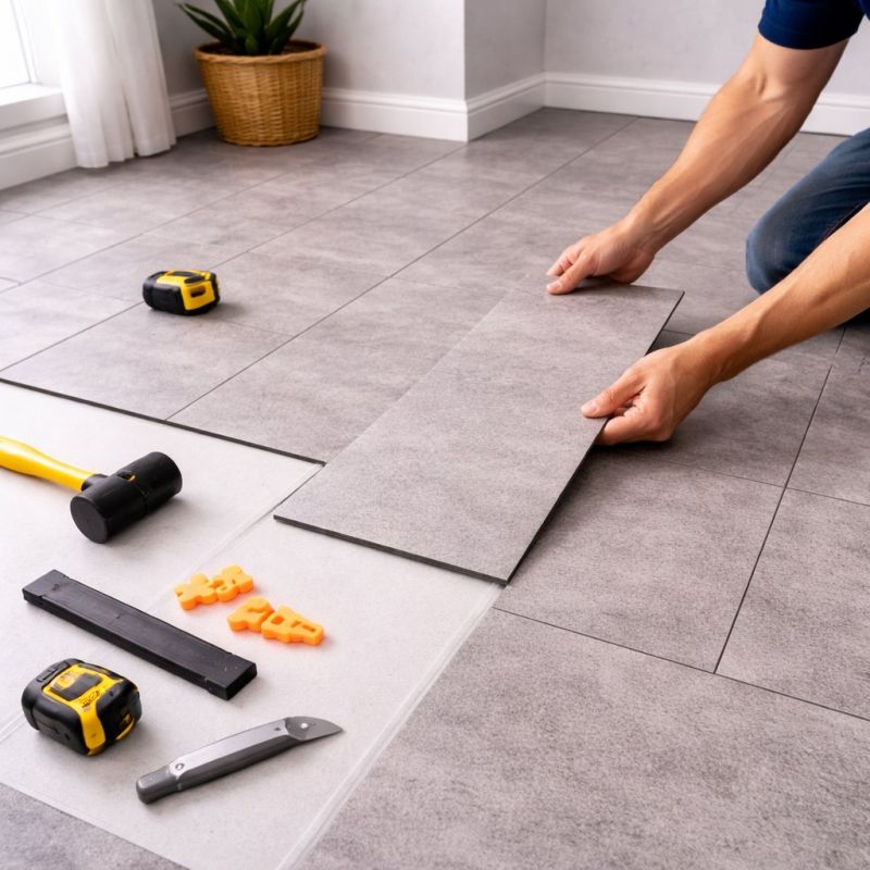 Vinyl Tile Installation in Gaithersburg, MD